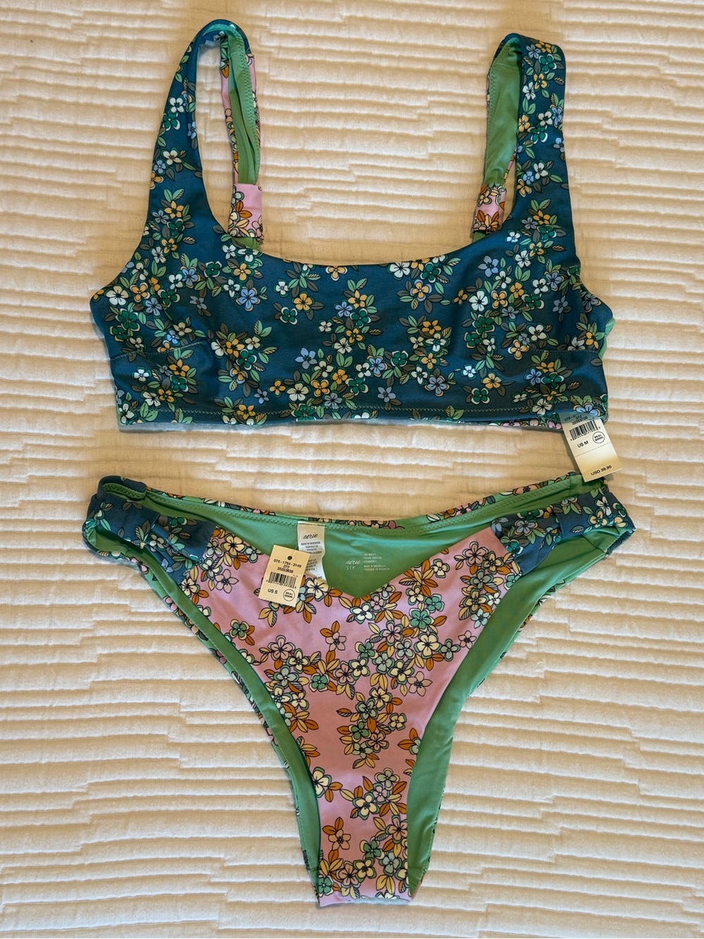 Aerie Floral Bikini - NEW